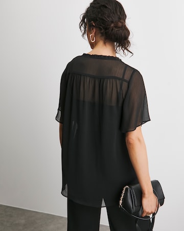 Chiffon Short Sleeve BLouse