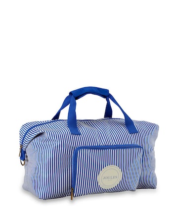 Joules Packaway Duffle Bag - Ticking Stripe