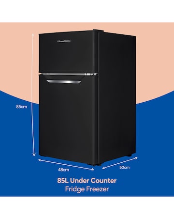 Russell Hobbs RH85UCFF482E1B Under Counter Fridge Freezer - Black