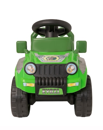 EVO Jurassic 4x4 Ride On with Trailer - Green