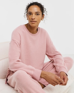 Pretty Secrets Brushed Waffle Lounge Set