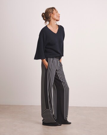 Anthology V Neck Half Sleeve Jumper