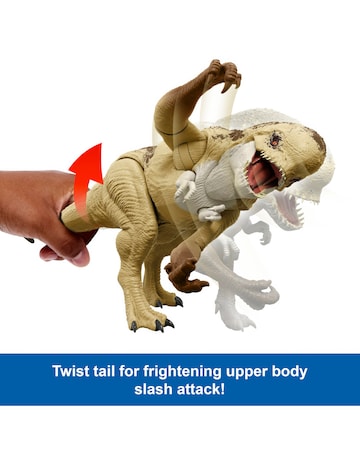 Jurassic World Rebirth Rumble 'n Rampage Dinosaur Action Figure Distortus Rex