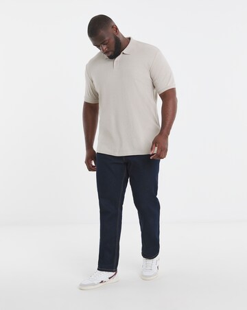 Jack & Jones Premium Summer Textured Polo - Natural