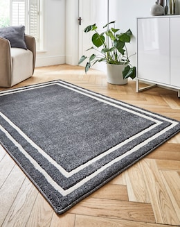 Sara Carved Border Rug