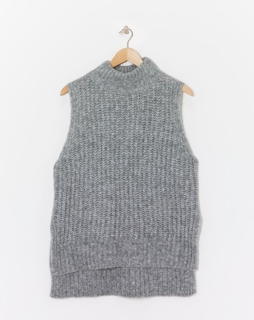 Sleeveless Roll Neck Tunic