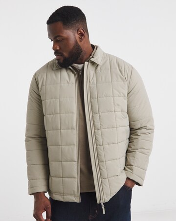 Water Resistant Square Quilt Shacket