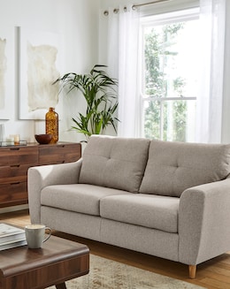 Baxter Fabric 3 Seater Sofa