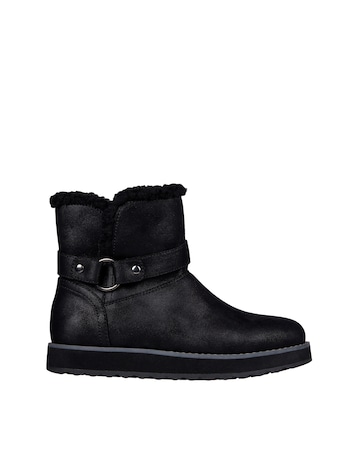Skechers Black Keepsake Boots -Wide Fit (E)