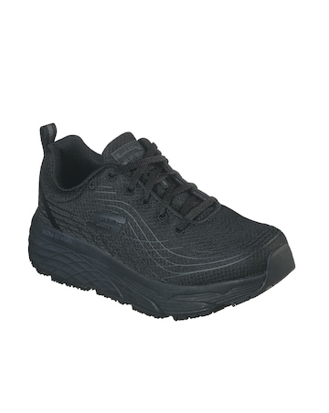 Skechers Black Cushioning Elite Workwear Shoes -Standard Fit (D)