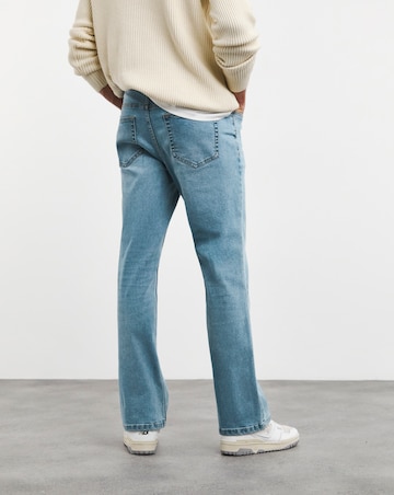 Bootcut Fit Stretch Jeans Lgt Stonewash