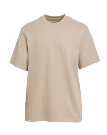 Folio Heavyweight Interlock T-Shirt-Stone