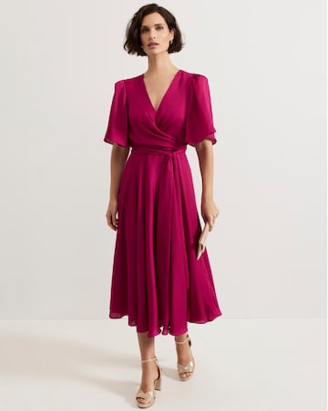 Phase Eight Abbie Textured Plain Dress