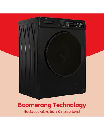 Russell Hobbs RH914W116B, 9kg, 1400rpm, Washing Machine - Black