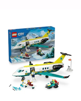 LEGO City Emergency Air Ambulance Plane, Snow Scooter and Toy Airplane 60465