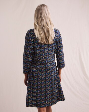 Julipa Pure Cotton Printed Jersey Shift Dress