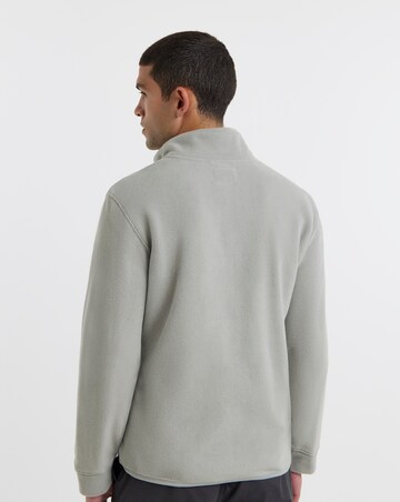 Microfleece Full Zip Jacket-Grey