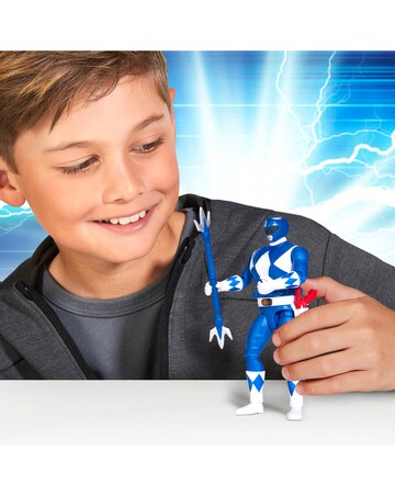 Mighty Morphin Power Rangers Auto Morphin Blue Ranger Figure