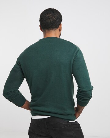 Lyle & Scott Teal Classic Cotton Merino Jumper