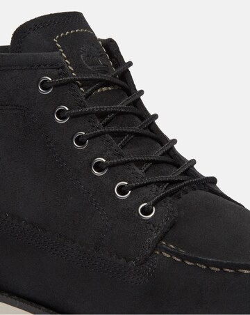 Timberland Britton Mills Mid Lace Chukka Suede Boot - Black
