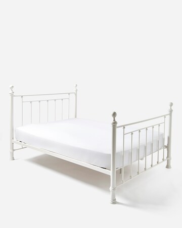 Julipa Lucie Bed Frame with 3 Layer Memory Foam Hybrid Mattress