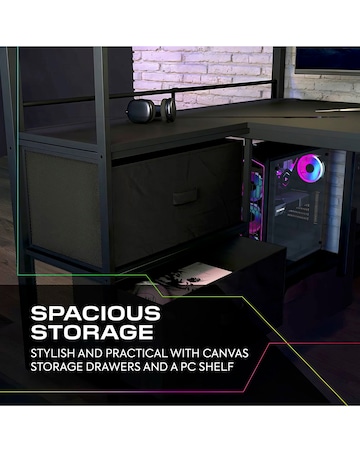 X Rocker Battlebunk XL RGB Double High Sleeper Bed