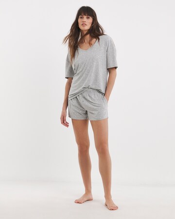 Pretty Lounge Moon & Star Print Pyjama Shortie Set