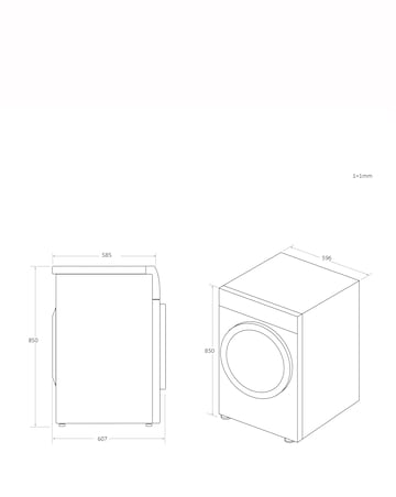 Hoover H-Dry 300 HLEC8LG-80 8kg Condenser Tumble Dryer White + Install