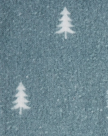 Christmas Trees Faux Mohair Throw