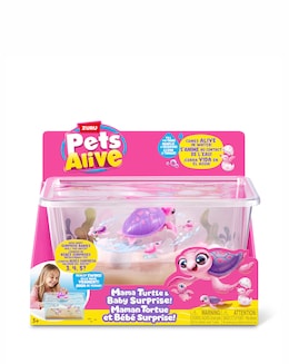 Pets Alive Mama &amp; Baby Surprise Mama Turtle Playset
