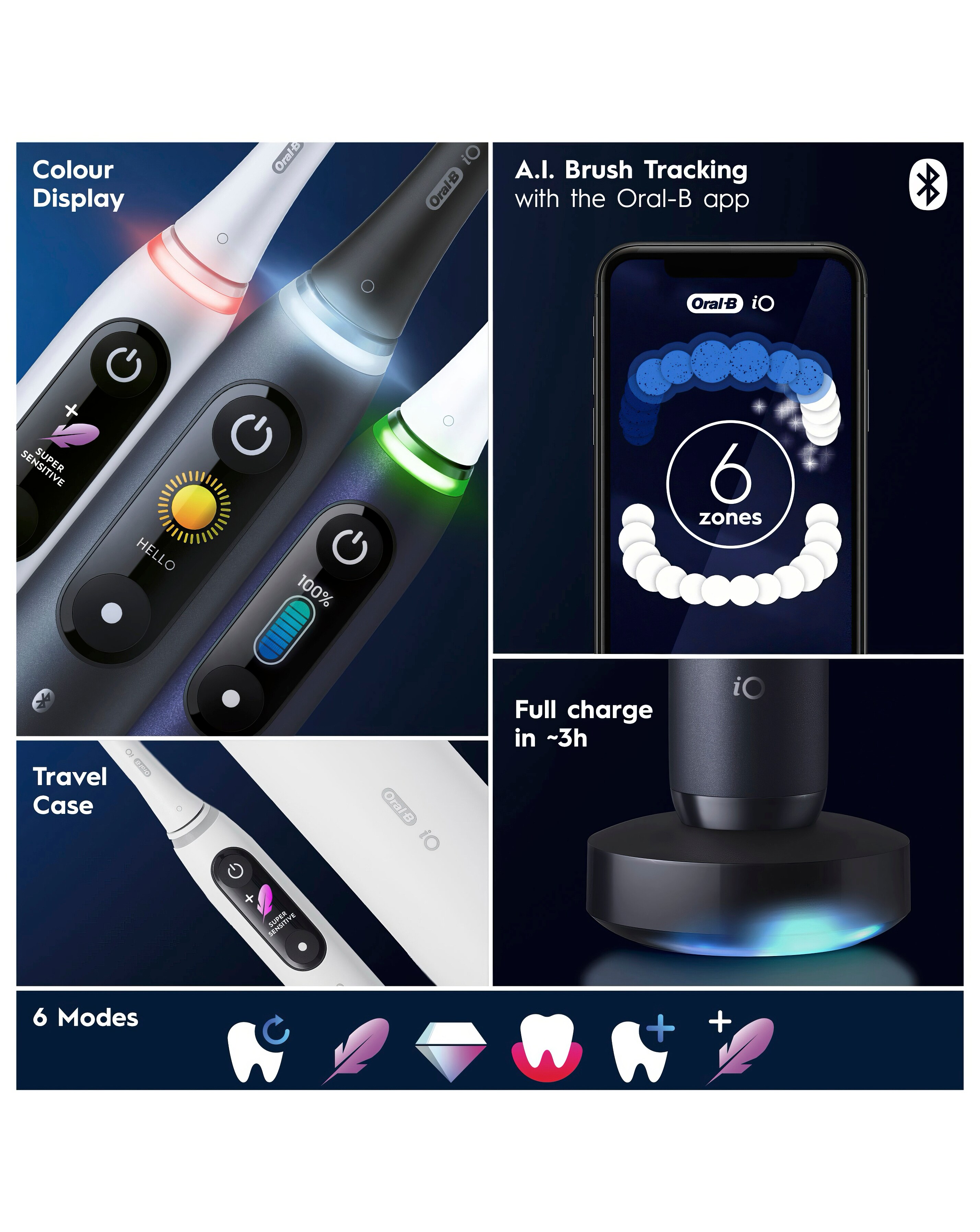 【新品】Oral-B iO Series 8 Violet Ametrine iO Series 8 Twin Pack in violet ametrine | Oral-B
