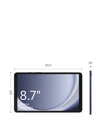 Samsung Galaxy Tab A9 8.7in 128GB WiFi Tablet - Dark Blue