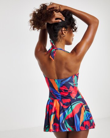 Non Wired Halter Swimdress