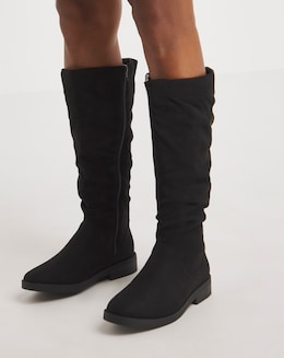 Evren Ruched Boot - Wide Fit (E) &amp; Standard Calf