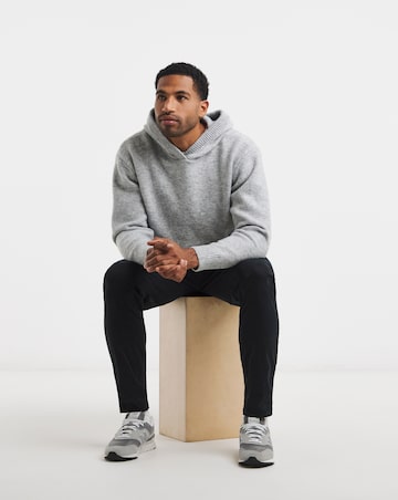 Relaxed Fit Soft Touch Knitted Hoodie