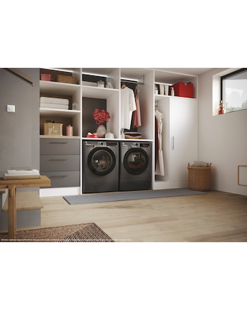 Hoover H-DRY 350 HRE C10TBER-80 10kg Condenser Tumble Dryer Graphite + Install