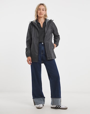 Grey Animal Short Pac A Mac Raincoat