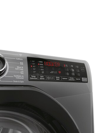 Hoover H3DPS4966TAMBR80 9/6kg, 1400rpm, WiFi Washer Dryer - Graphite