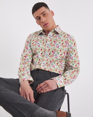 William Hunt Print Formal Shirt