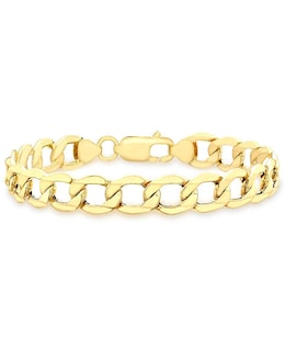 Gents 9 Carat Gold Curb Bracelet