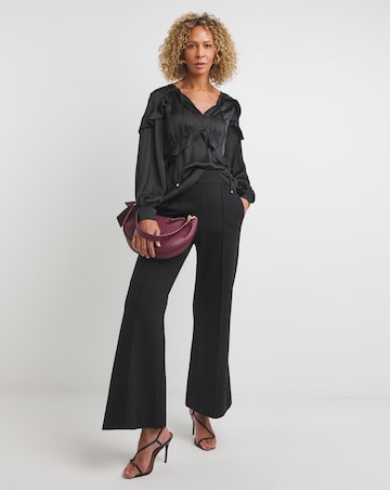 Joanna Hope Frill Tie Neck Blouse