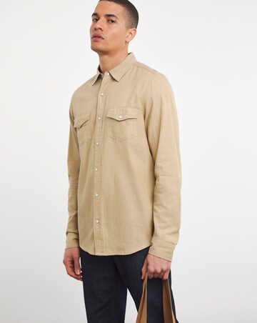 Joe Browns Loving Life Linen Blend Shirt Long Length
