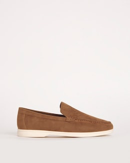 Suede Look Loafer Wide Fit