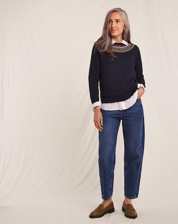 Julipa Pure Cotton Embroidered Sweatshirt