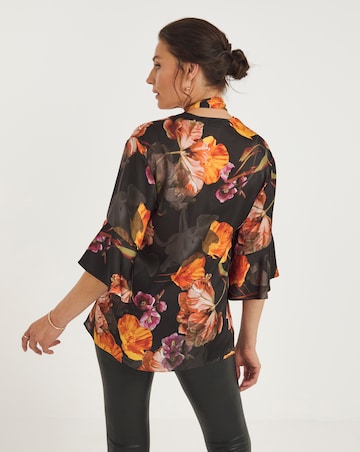 Joanna Hope Choker Neck Blouse