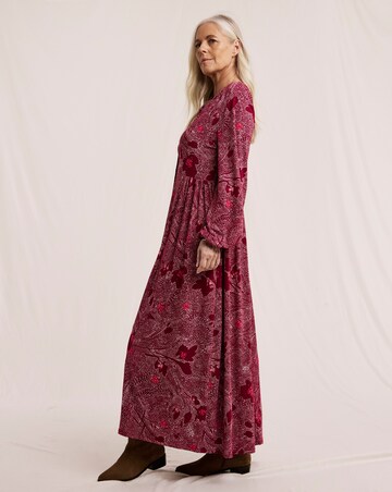 Julipa Button Through Jersey Midi Dress