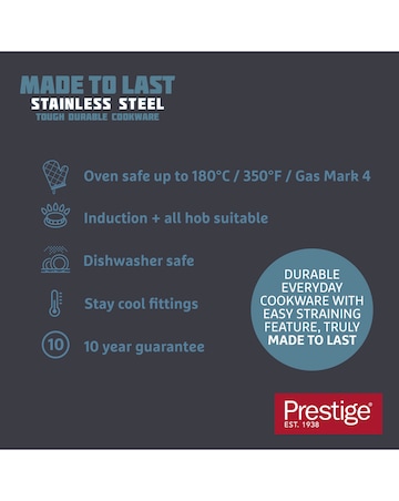 Prestige Made to Last 5 Piece Pan Set