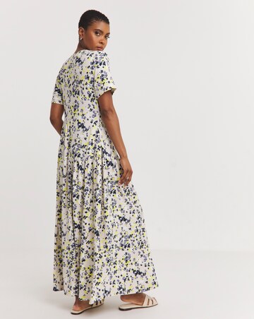 Soft Touch Tiered Asymmetric Swing Dress