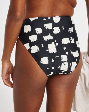 Panache Midi Gather Bikini Pant Black Sand