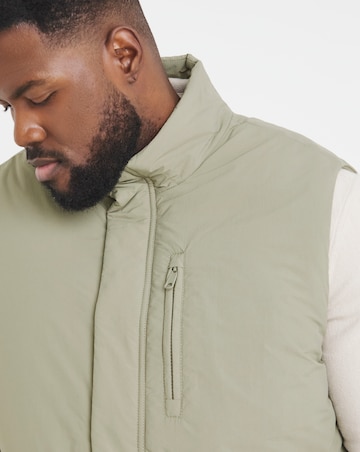 Stone Wadded Gilet